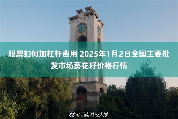 股票如何加杠杆费用 2025年1月2日全国主要批发市场葵花籽价格行情