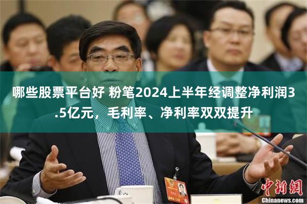 哪些股票平台好 粉笔2024上半年经调整净利润3.5亿元，毛利率、净利率双双提升